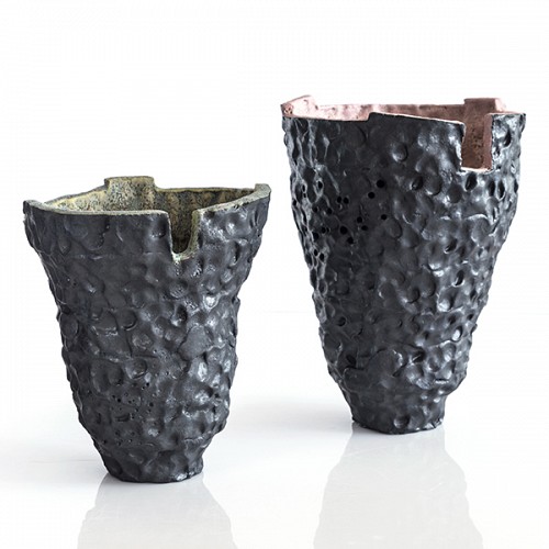 Black Inscape Vases